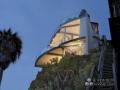 Beach House with Transparent Glass Wall