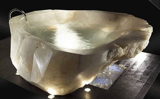 Clasic Crystal Bathtub Furniture Design from Baldi