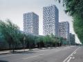 A Mosaic Building in Beijing Covers 15809 sqm