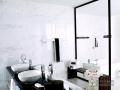 Bathroom Idea with Marble, Granite, Mosaics