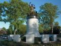 Arthur Ashe Monument, the Bronze and Granite Statue