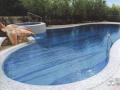Swimming Pool in the Villa Decorated by Blue Ocean